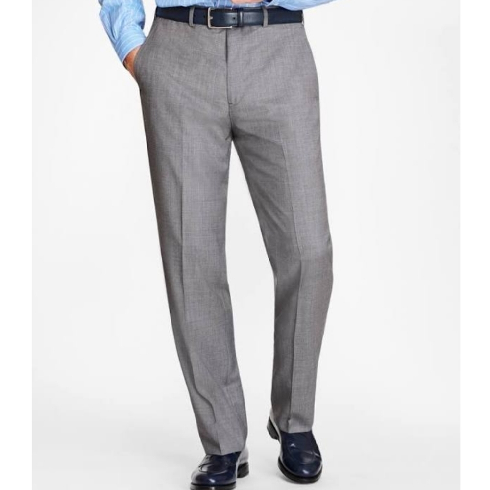 Brook Brothers 346 Grey Business Slacks W38 L32